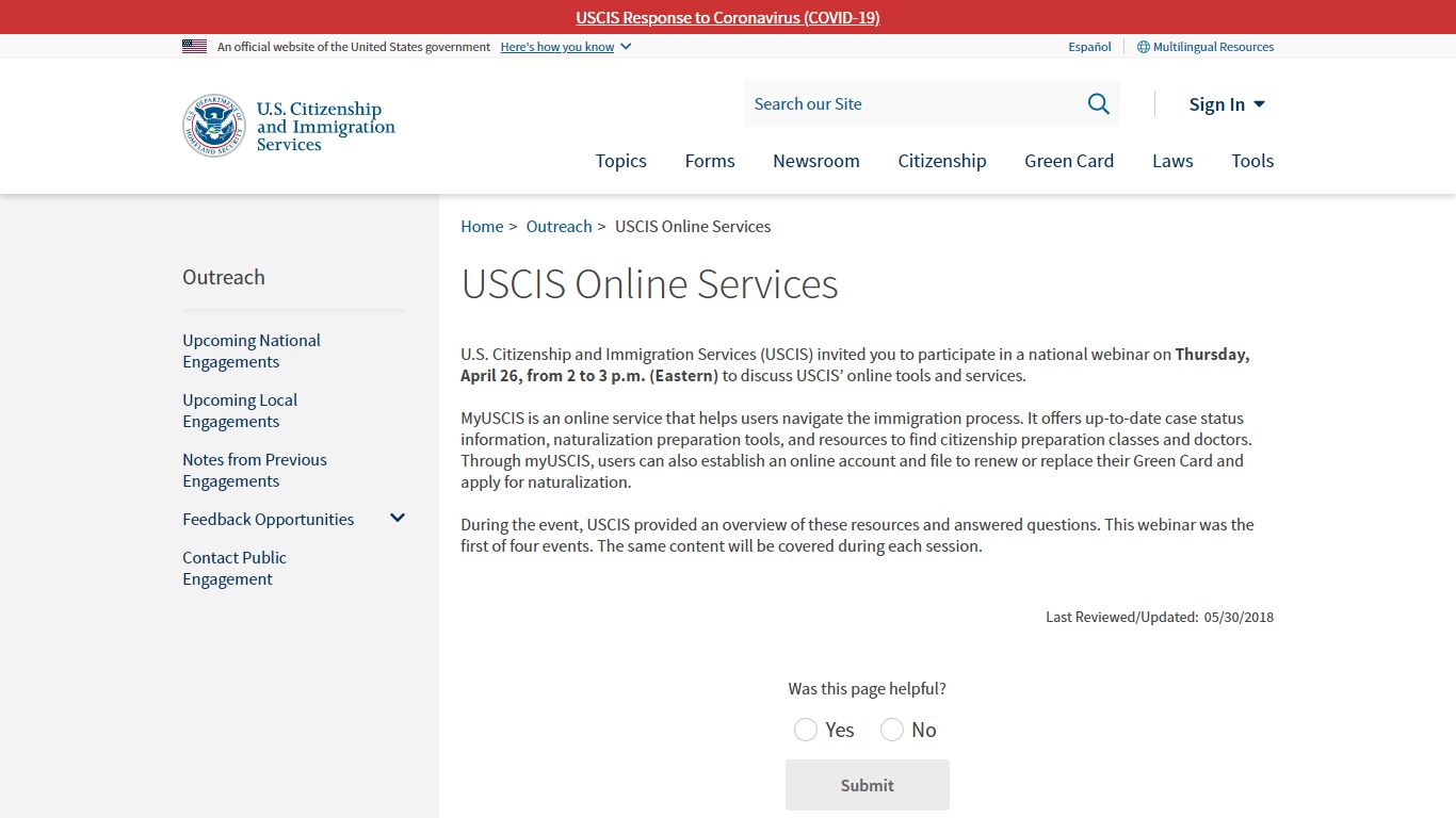 USCIS Online Services | USCIS